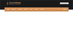 Desktop Screenshot of precisionpower.com